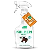 Silberkraft Milbenspray Pferde 500 ml, zuverlässiger Milbenschutz für Pferde, nützliche Parasitenabwehr, effizientes und garantiert hilfreiches Anti-Milben-Mittel