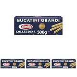 Barilla Collezione Bucatini Grandi Pasta aus hochwertigem Hartweizen immer al dente, (1 x 500 g) (Packung mit 4)