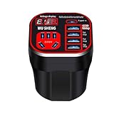 Konverter für Auto | Fahrzeug-Wechselrichter, Ladebuchsen 220 V für Laptops Handys SUV LKW Anhänger