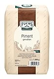 Fuchs Professional - Piment gemahlen | Pimentpulver zum Würzen von dunklem Fleisch sowie eingelegtem Gemüse | Profi-Qualität für Großverbraucher und Gastronomie | 1 kg im großen Beutel