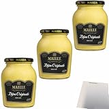 usy Bundle für Maille Dijon Originale Senf 3er Pack (3x500ml Glas) + usy Block