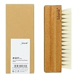 _blank #007sap | Schallplattenbürste | Plattenbürste | Ziegenhaar hell | Sapele