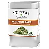 Spicebar Gewürzmischung 'Hello Mediterraneo' für die mediterrane Küche (45g) - Bio Gewürze & Kräuter im praktischen Profi-Streuer - vegan und ohne Salz