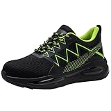 Generisch Arbeitsschuhe Herren Sicherheitsschuhe Leicht Sportliche Stahlkappenschuhe Komfort Atmungsaktiv mit Stahlkappen-Numeric_47