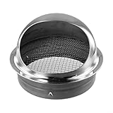 Externer Abluftauslass aus Edelstahl für verbesserte Belüftungsleistung (200 mm)