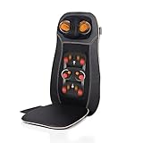Medisana MCN Shiatsu Massagesitzauflage, Rückenmassage und Nackenmassage, Massagematte mit Wärmefunktion, 3 Intensitäten, Rückenmassagegerät mit Rotlichtfunktion, für zu Hause & das Büro