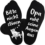 BOYATONG Lustige Socken Opa Geschenk, Geschenke für Männer Geburtstag Weihnachten Vatertag, Geschenke für Opa von Enkel Enkelin
