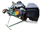 SECURA Rasentraktor-Heber 400KG kompatibel mit Rasentraktor Aufsitzmäher Hebebühne Traktor