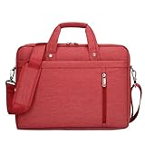 Jueshanzj Schultertasche, Handtasche, Laptop, Rot/Ausflug, einfarbig (Getaway Solids), Small