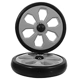 KAILIKETIY 2 Stück Einkaufswagenräder Einkaufswagen Auf Rädern Rad Einkaufstasche Faltbarer Einkaufswagen Vintage-wagenräder Einkaufswagen Mit Rädern Kinderwagen Räder Einkaufsrad Black Abs