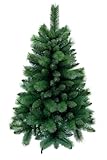 RS Trade 1101 120 cm Weihnachtsbaum PVC künstlich (Ø ca. 76 cm) mit 446 Spitzen - Preis-LEISTUNGSSIEGER - Schnellaufbau Klappsystem, schwer entflammbar, unechter Tannenbaum inkl. Metallständer