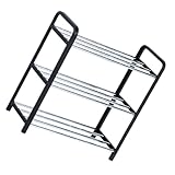 VALICLUD Multilayer Schuhregal Stufiger Organizer aus Stabilem PP und Stahl Platzsparender Schuhständer für Zuhause und Schlafsaal Vielseitig als Schuhablage und Aufbewahrung Geeignet