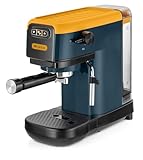 Ariete 1399 Espressomaschine, Für Kaffee, Cappuccino und Tee, Kompatibel mit Kaffeepulver und ESE-Pads, 1300 W, 15 Bar Druck, Filter für 1-2 Tassen, Mango Yellow
