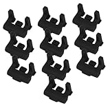 LAPYAPPE 10 Stück Gummikissen Der Heißluftfritteuse Tabletts Klein Registerkarten Stoßstangen Ort Unser Rechteckig Schutz Ersatzteile Für Heißluftfritteusen Kratzen Black Kieselgel