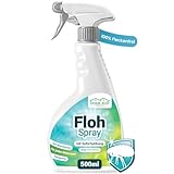 HomeBugProtect Floh Spray 500ml - effektive Floh Abwehr für Wohnung und Möbel - Anti Flohmittel als Umgebungsspray gegen Flöhe im Haushalt