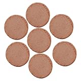 TEHAUX 60 Stück Kokosfaser Anzuchtblöcke Nährstoffreiches Saugfähiges Kokoserde Pflanzsubstrat für Setzlinge und Zimmerpflanzen Torffreie Anzuchterde für Garten und Gemüse Einfache