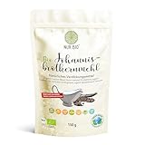 NUR BIO® Bio Johannisbrotkernmehl 150g, natürliches Verdickungsmittel, Ei-Ersatz, glutenfrei Backen Kochen, perfektes Eis