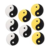 FUNOMOCYA 8 Stück Silikon Tennis Vibrationsdämpfer Flexible Stoßdämpfer für Tennisschläger Effektive Schwingungsabsorption Wiederverwendbar Geschenk für Tennisspieler