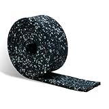 CCLIFE Terrassenpads Rolle 2m Bautenschutzmatte Gummigranulat 50x6mm Wasserdicht Rutschfest Stoßfest Geräuschdämpfend
