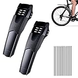 Raisand 2 stücke Schutzbleche Mountainbike Set,Schutzblech Rennrad,Spritzschutz Fahrrad,Universal Schnelle Demontage Fahrrad Schutzblech,für Alle Mountainbike、Road Bike