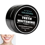 Zahnweiss Pulver,Aktivkohle Pulver,Zähne Whitening,Teeth Bleaching Powder,Zahnpulver Weiße Aufhellen,Weisse Zahnaufhellung Smile,Stripes Zahnweiss Charcoal Puremysmile