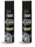 DR. WACK P21S Reifen-Glanz Spray 400 ml - Reifenpflege fürs Auto - Ausbleichschutz vor UV-Strahlung - Für alle Reifentypen - Neuer Glanz für verblasste Reifen - Hochwertige Autopflege (Packung mit 2)
