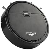 DOITOOL Elektrischer Saugroboter mit 60 Min Laufzeit Bodensaug und Wischroboter Kompakt mit Doppelbürste und Nass Trockendüse für Tierhaare und Hartböden