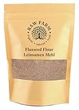 1 kg Leinsamenmehl - 100% reines, glutenfreies, ketofreundliches, proteinreiches, kohlenhydratarmes, nussfreies Mehl zum Backen, Kochen und für Smoothies (1000 g, Leinsamenmehl)