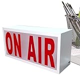 LED Lightbox -Zeichen - Beleuchtete Message Board, anpassbare Desktop -Buchstabenanzeige | Aufnahmeschild-Studio-, vielseitige Büro- und Studiodekor, auffällige Acryllampe für Podcast, Sendung, O