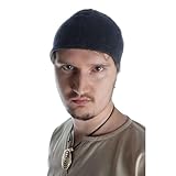 HEMAD Wikinger-Kappe Birka-Mütze Wollfilz Modell: Fafnir, Schwarz, XL