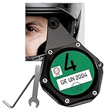 Vignettenhalter Motorrad Crit Air Halter Motorrad Quad Zubehör Sticker Motorrad Zubehör Herren Damen Geschenke Für Motorradfahrer Umweltplakette Vignette Halter Neuheiten 2025 Gadget Motorrad Ständer