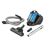 MEDION E2001 Zyklon-Staubsauger (beutellos, 800 Watt Leistung, 2 Liter Staubbehälterkapazität, 7 m Arbeitsradius, waschbarer HEPA-Filter)