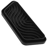 SHINEOFI Silikon Tropfschale für Kühlschrank Wasserspender Schneidbare Tropfauffangwanne Schwarz Wasserabweisend Zubehör für Kühl Gefrier Kombinationen