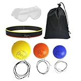 Duroecsain Boxball für Kinder, Boxball für Anfänger, Reflexball für Kinder, Boxball für Erwachsene, Trainingswerkzeug für Boxer mit Kopfband für