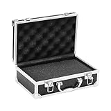 Kleine Alubox Alukoffer, Aluminium Koffer Werkzeugkoffer, Werkzeugkoffer Leer Alu Box Werkzeugkoffer, Werkzeugkoffer Werkzeug Alukoffer Mit Schaumstoff Aluminium, Werkzeugkoffer, 25,5x16,5x9,5cm
