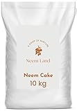 Bio Neem Kuchen 10kg - Natürliches Düngemittel und Bodenverbesserer, Ökologischer Schutz für Pflanzen, Stärkt Wurzeln & fördert Gesundes Pflanzenwachstum