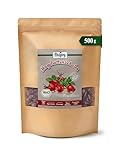 Biojoy BIO-Hagebuttenschalen getrocknet (500 g), ganz, ideal für Hagebuttenschalen-Tee (Rosa canina)