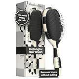 FRAMAR Kariert Haarbürste Ohne Ziepen - Haarbürsten Für Langes Haar, Haarbürste Damen, Wet Hair Brush, Entwirrbürste Lange Haare, Detangler Bürste, Locken Bürste Haare, Anti Ziep Bürste Haarbürste
