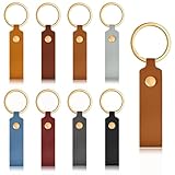 PLABBDPL 8er-Pack Schlüsselanhänger Schlüsselanhänger ohne Logo Grip Leder Sport Schlüsselanhänger (zufällige Farbe)