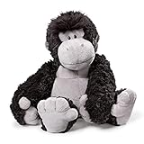 NICI Kuscheltier Gorilla 25 cm – Gorilla Plüschtier für Mädchen, Jungen & Babys – Flauschiger Stofftier Gorilla zum Spielen, Sammeln & Kuscheln – Gemütliches Schmusetier, Braun