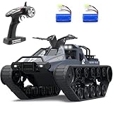 Mostop Fernbedienung Crawler High Speed Tank Offroad 4WD RC Auto 2,4 GHz RC Army Truck 1/12 Drift Tank RC Tank für Kinder Erwachsene, Rot, SG-1203