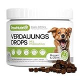 PawNutrio® - Präbiotika Hund | Verdauungs-Snacks für Hunde mit Präbiotika | 100% natürliche Inhaltsstoffe | getreidefrei und ohne Zuckerzusatz | bei Durchfall und Sodbrennen (300g)