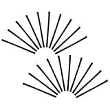 Uonlytech 25 Stück Zeichenkohle Stifte aus Baumwollweide 5–7mm Kohlenstoffstifte zum Skizzieren und Zeichnen für Künstler und Kunstunterricht