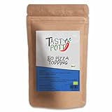 Tasty Pott Bio Pizza Topping 500g Beutel | Kochen & Backen | Pizza Italien italienisch Nudeln Soße | Gewürz würzen authentisch Bio | Geschmack Genuss | Nachfüllbeutel Vorteilspackung