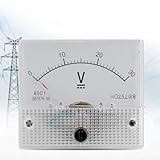 Hochwertiger Analoge Panel-Messgerät 85C1 Stromspannungspannung 2.5 Genauigkeit 0-5A/10a/30a für Homeschooling-Projekte und Plastikunterricht (Druckmessung 0-30 V)