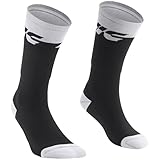 MAVIC Unisex Deemax Fahrradsocken, schwarz / weiß, M