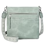 Gladdon handbags for women,damenhandtasche,umhängetasche damen mittelgroß,Crossbody Bag, Leder handtaschen multi pochette tasche,Schultertasche mit Breite Schultergurte Jacquard-Gewebe