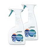 HAKA Kraftreiniger-Spray Doppelpack, für Kalk und Schmutz in Bad und Küche, 2 x 500 ml