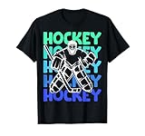 Eishockey Torwart Jungen Kinder Herren Eishockey Torhüter T-Shirt
