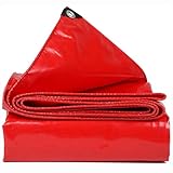 Abdeckplane Wasserdicht 11x12m, PVC Abdeckplane 500g/m², Plane mit Ösen und Verstärkten Ecken, Wetterfest Reißfest, für Boot, Pool, Wohnwagen, Zeltunterlage, Camping